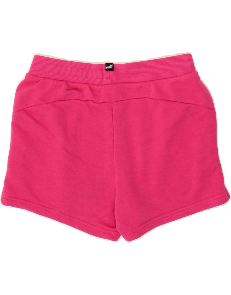 PUMA Girls Graphic Sport Shorts 13-14 Years  Pink Cotton Vintage Puma and Second-Hand Puma from Messina Hembry 