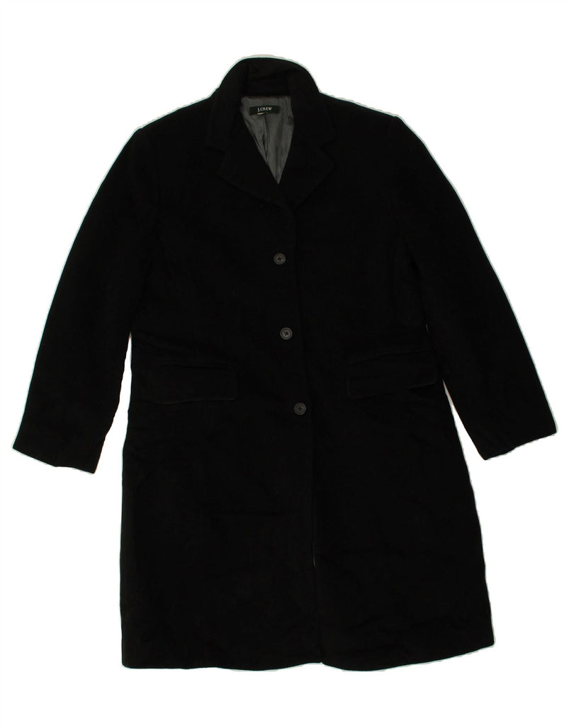 J. CREW Womens Overcoat UK 10 Small Black | Vintage J. Crew | Thrift | Second-Hand J. Crew | Used Clothing | Messina Hembry 