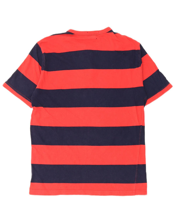 Polo Ralph Lauren Boys T-Shirt Top 15-16 Years XL Navy Blue Striped Cotton