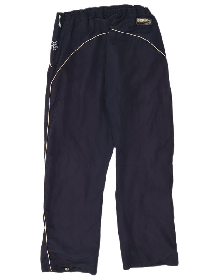 Champion Mens Tracksuit Trousers Medium Navy Blue Polyester