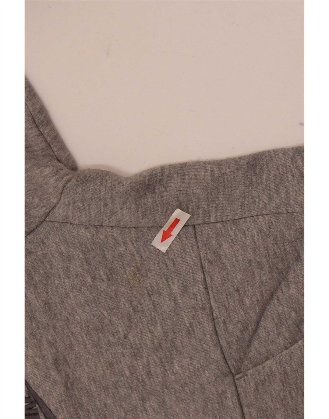 Nike Womens Tracksuit Top Jacket UK 10/12 Medium Grey Flecked Cotton
