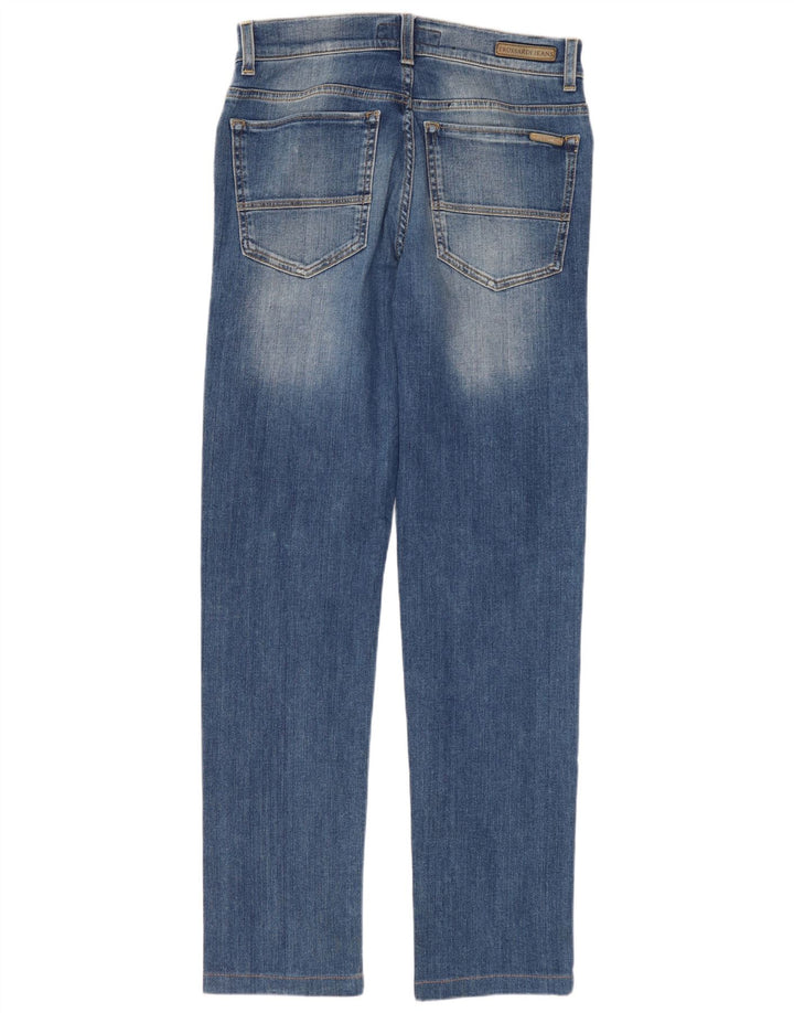 TRUSSARDI Womens Slim Jeans W31 L31 Blue Cotton