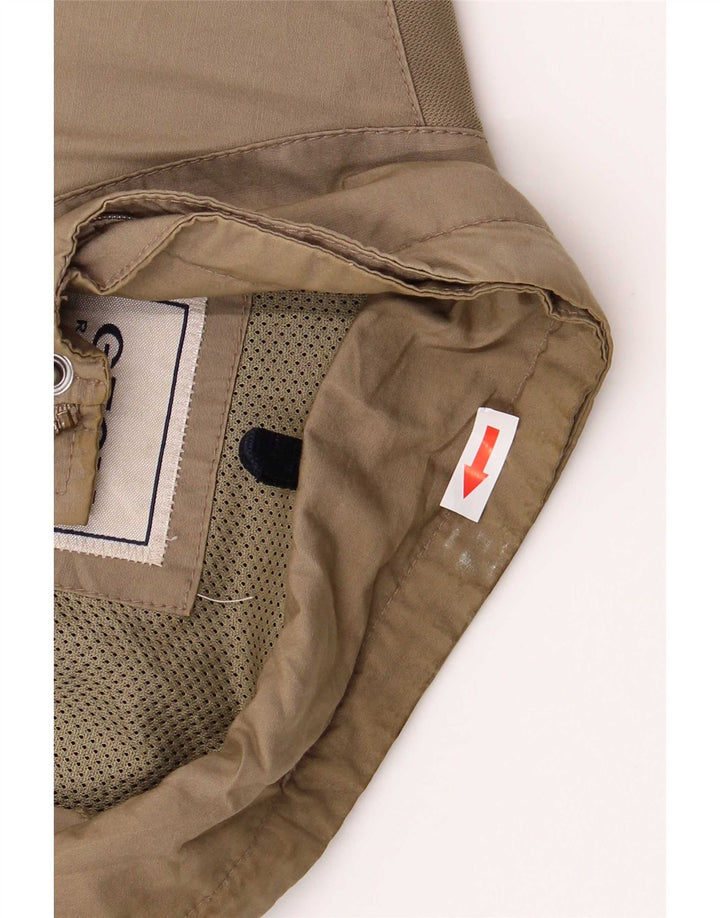 Geox Mens Respira Bomber Jacket UK 42 XL Brown Polyester