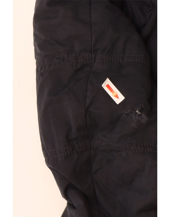 Fat Face Womens Hooded Padded Coat UK 8 Small Navy Blue Polyester