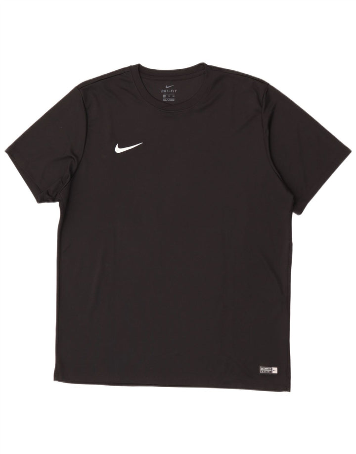 Nike Mens Dri Fit T-Shirt Top 2XL Black