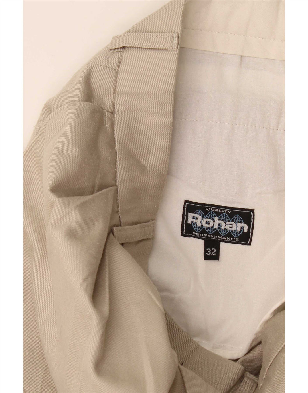 Rohan Mens Pegged Suit Trousers W32 L28 Beige