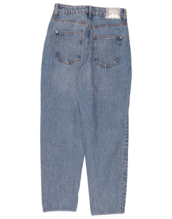 Zara Womens Tapered Jeans EU 34 XS W24 L26 Blue Cotton