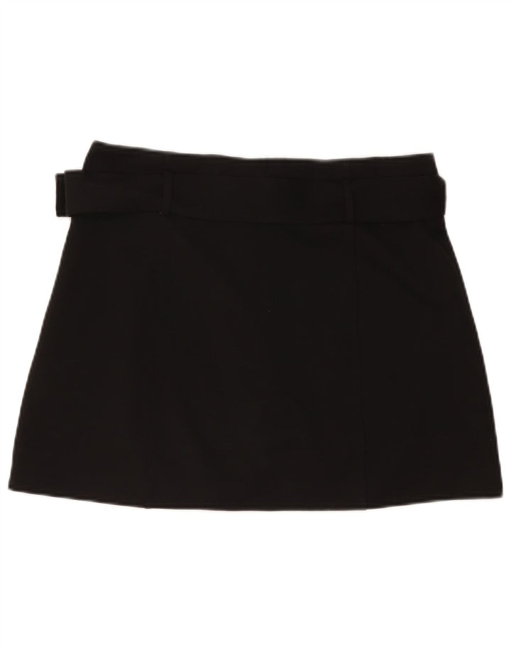 ZARA Womens High Waist Mini Skirt Large W30 Black