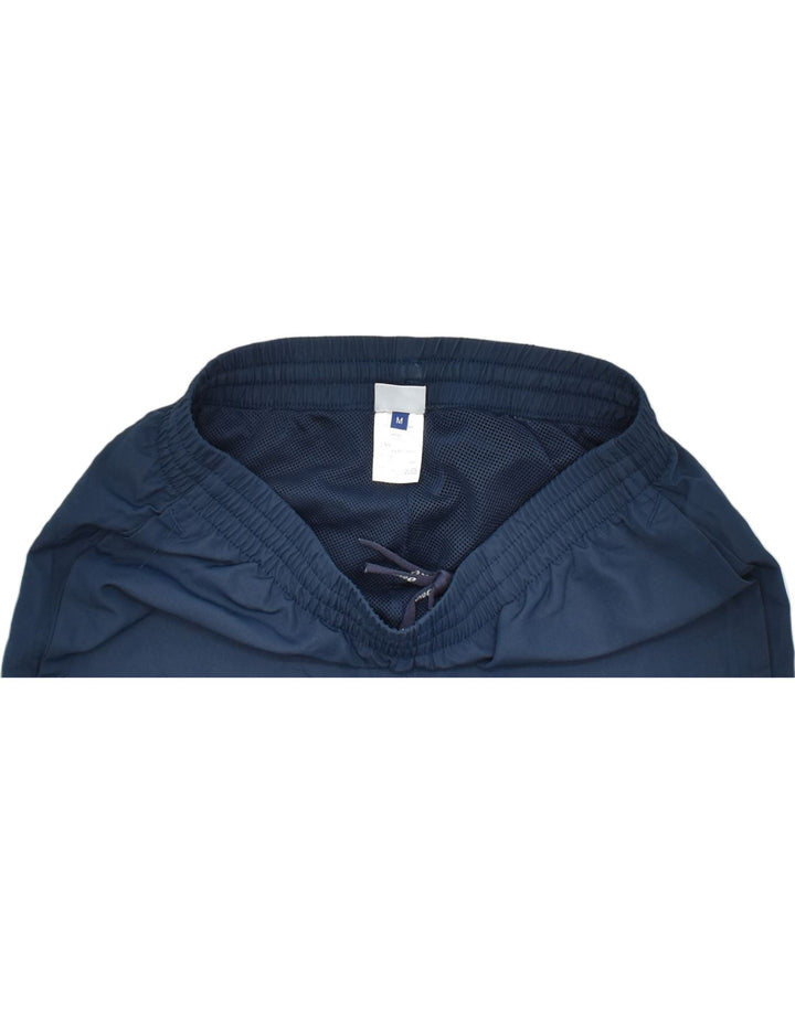 ASICS Womens Tracksuit Trousers Medium Navy Blue Polyester Sports | Vintage | Thrift | Second-Hand | Used Clothing | Messina Hembry 