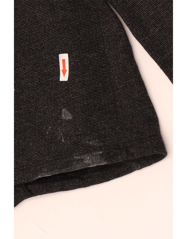 Freddy Womens Oversized Tracksuit Top Jacket UK 10 Small Grey Cotton