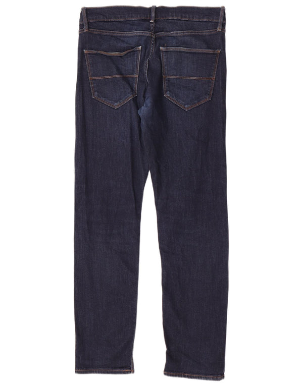 Marks & Spencer Mens Slim Jeans W32 L31 Navy Blue Cotton