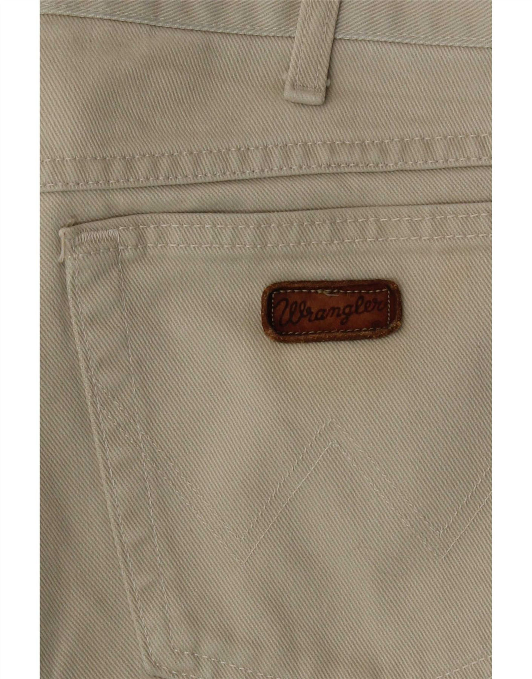 Wrangler Mens Regular Straight Jeans W34 L31 Green Cotton