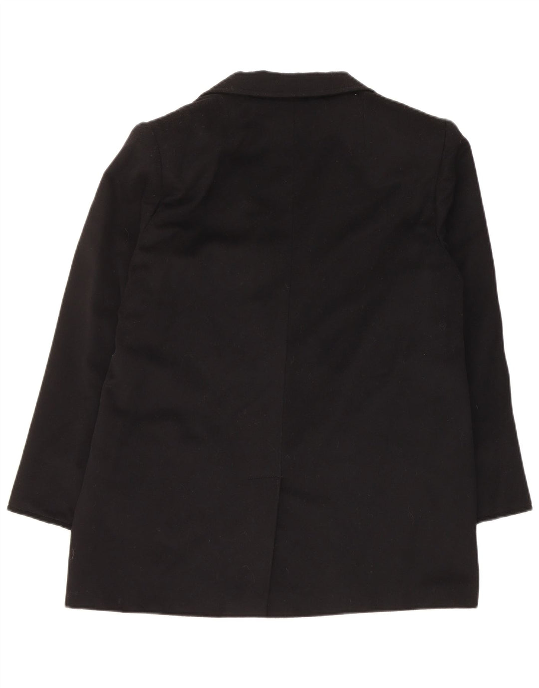 Marina Rinaldi Womens 2 Button Blazer Jacket Size 21 Medium Black Wool
