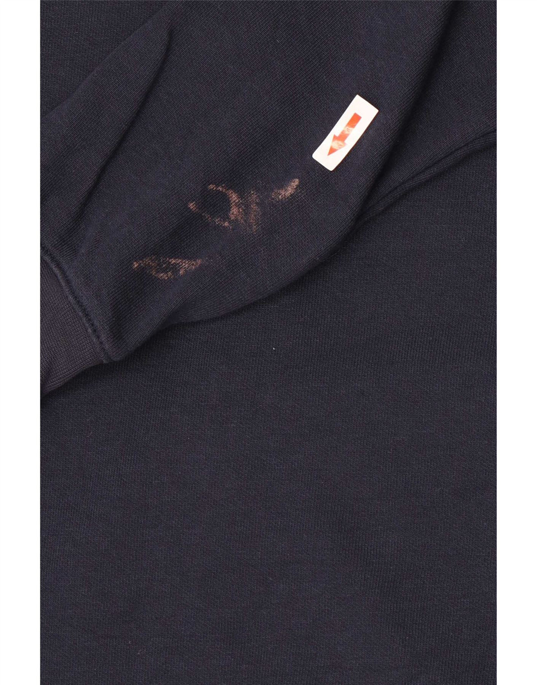 Champion Womens Tracksuit Top Jacket UK 10 Small Navy Blue Cotton