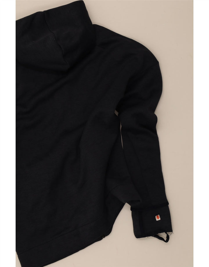 ADIDAS Mens Zip Hoodie Sweater Medium Navy Blue Polyester Vintage Adidas and Second-Hand Adidas from Messina Hembry 