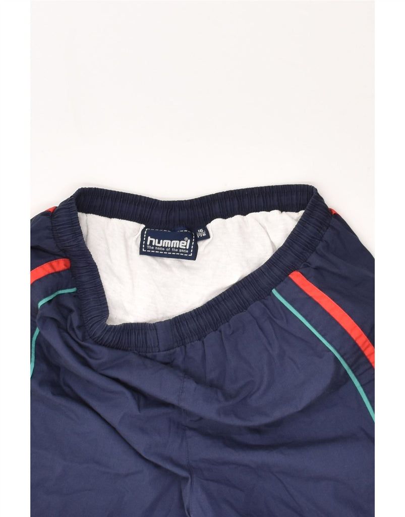 HUMMEL Boys Sport Shorts 15-16 Years Navy Blue | Vintage Hummel | Thrift | Second-Hand Hummel | Used Clothing | Messina Hembry 