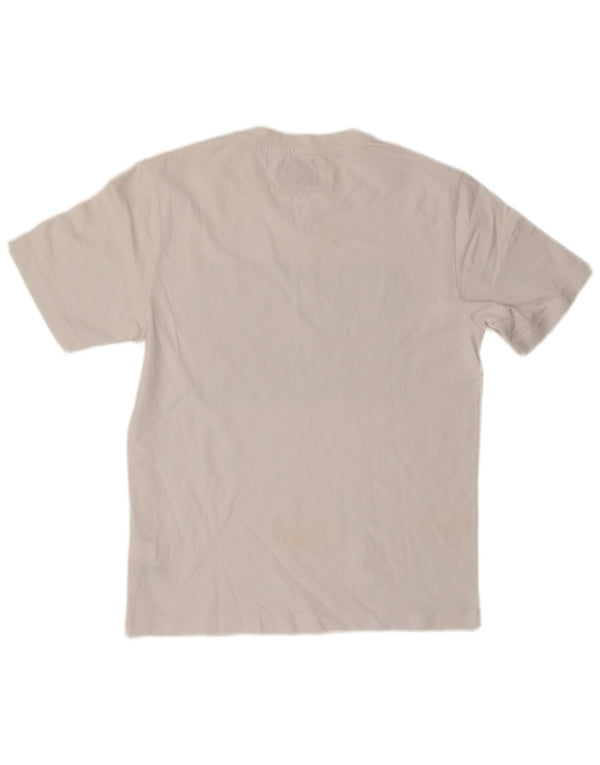 Calvin Klein Jeans Mens Graphic T-Shirt Top Small White Cotton