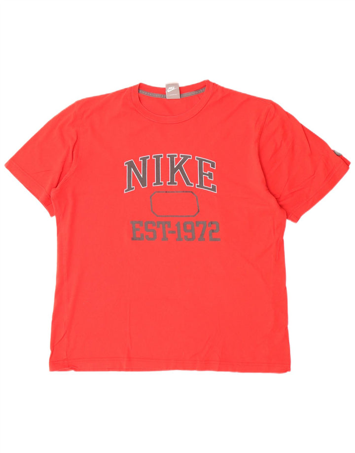 Nike Mens Graphic T-Shirt Top XL Red