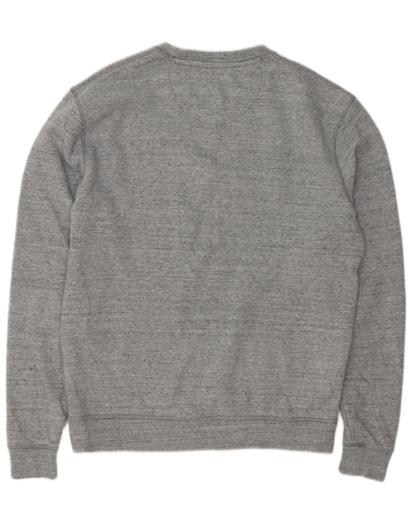 Jack Wills Mens Sweatshirt Jumper XS Grey Flecked Cotton
