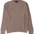 Tommy Hilfiger Mens Crew Neck Jumper Sweater Medium Grey Cotton