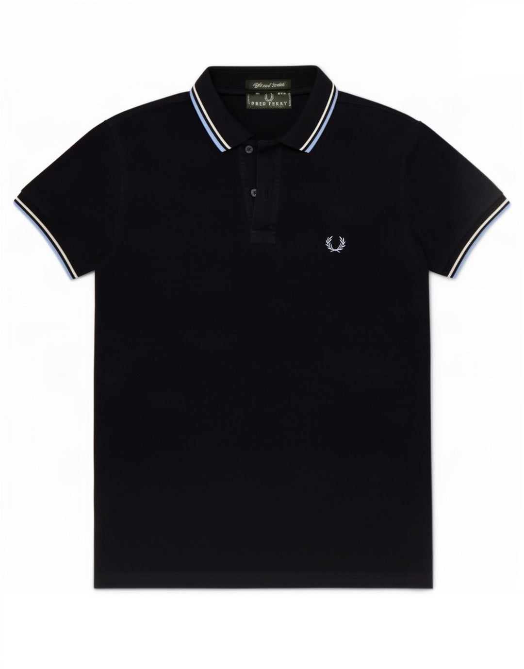 Fred Perry Mens Polo Shirt Small Navy Blue Cotton