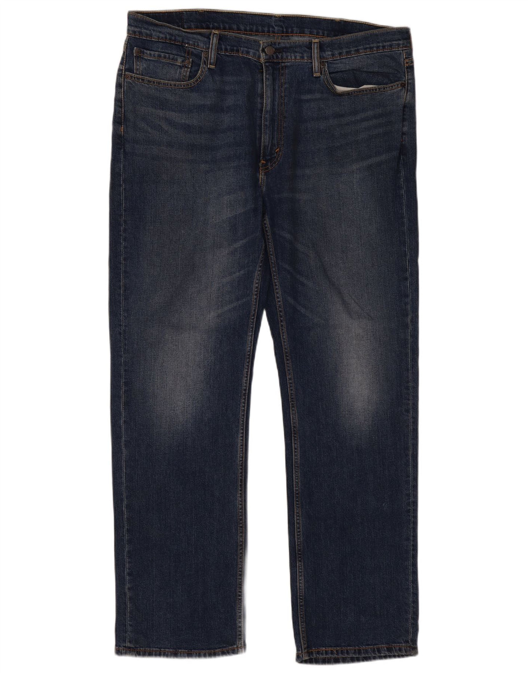 Levi's Mens 514 Straight Jeans W38 L32 Blue Cotton
