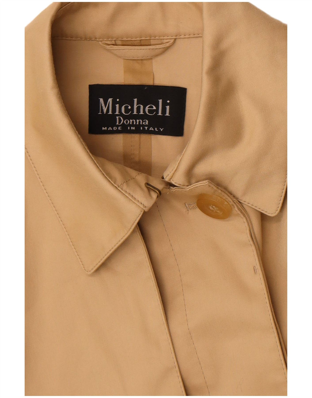 Vintage Womens Trench Coat UK 12 Medium Beige