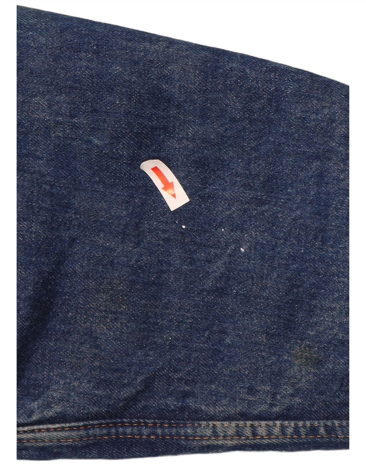 Roy Rogers Mens Denim Sherpa Jacket UK 40 Large Blue