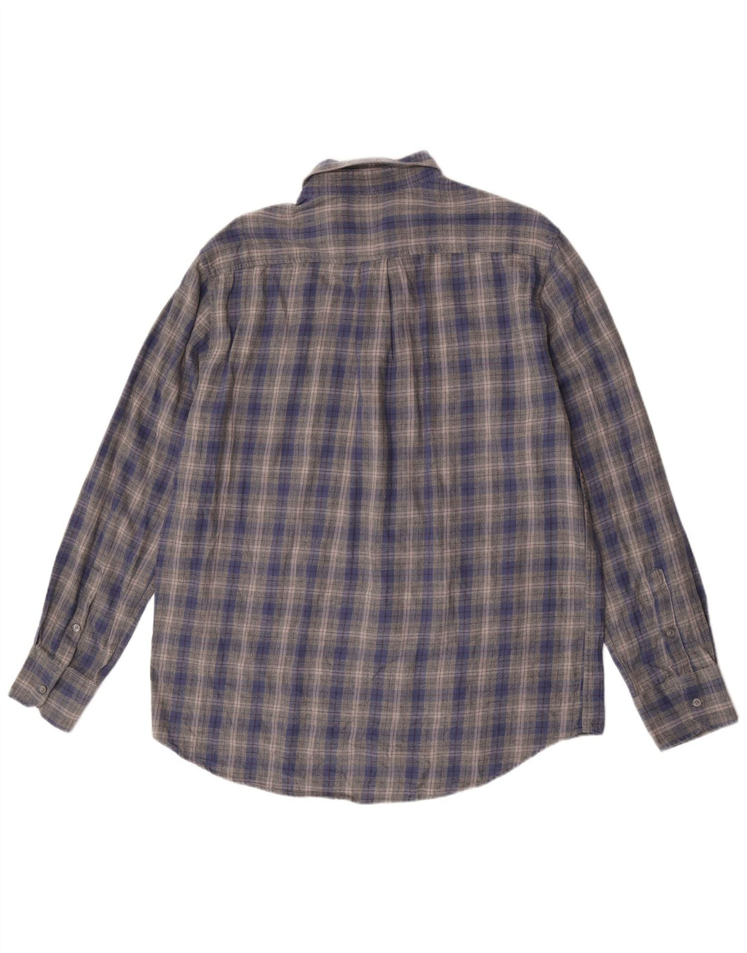 Dack's Mens Regular Fit Flannel Shirt 2XL Blue Check Cotton