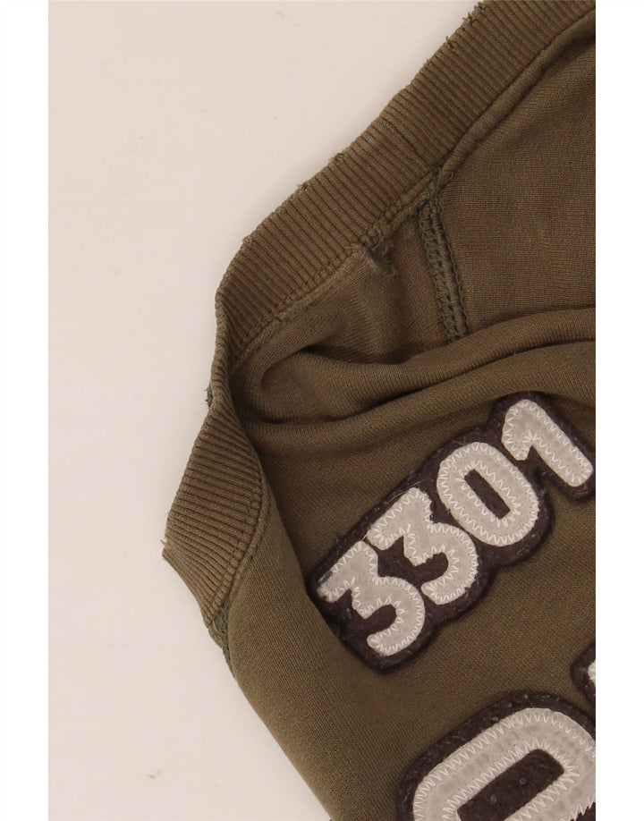 G-STAR Mens 3301 Graphic Sweatshirt Jumper XL Khaki Cotton