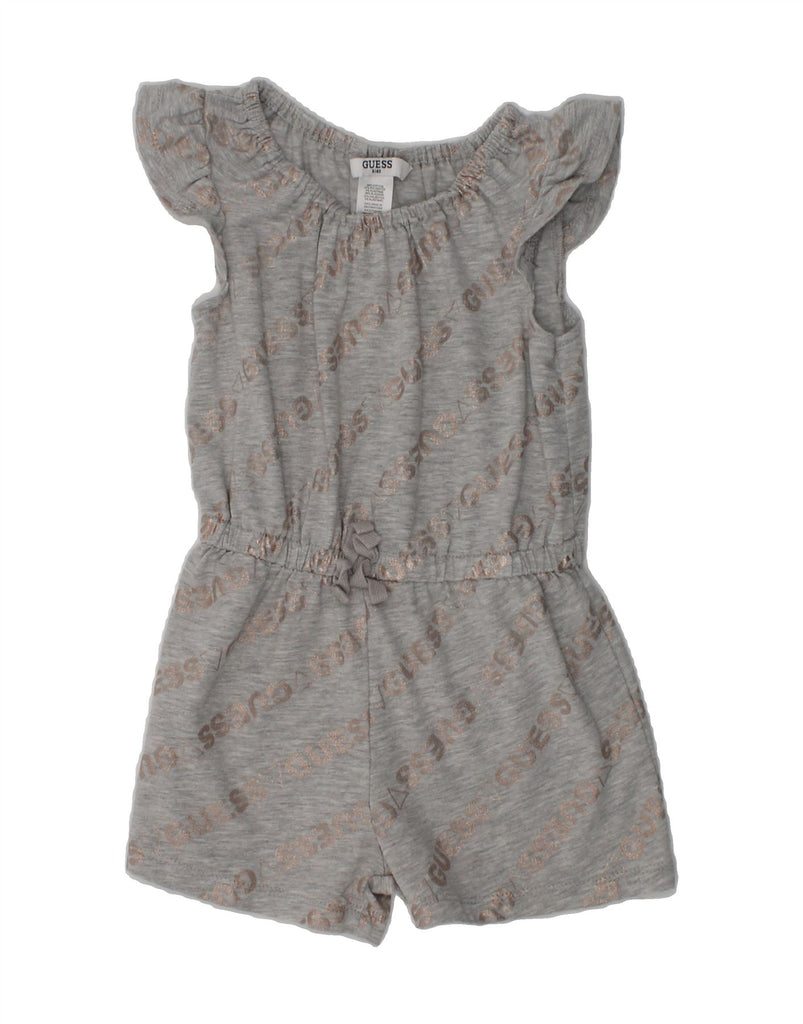 GUESS Girls Playsuit 2-3 Years Grey Cotton | Vintage Guess | Thrift | Second-Hand Guess | Used Clothing | Messina Hembry 