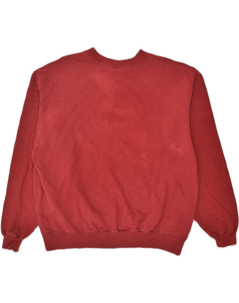 CHAMPION Mens Sweatshirt Jumper XL Red Cotton | Vintage Champion | Thrift | Second-Hand Champion | Used Clothing | Messina Hembry 