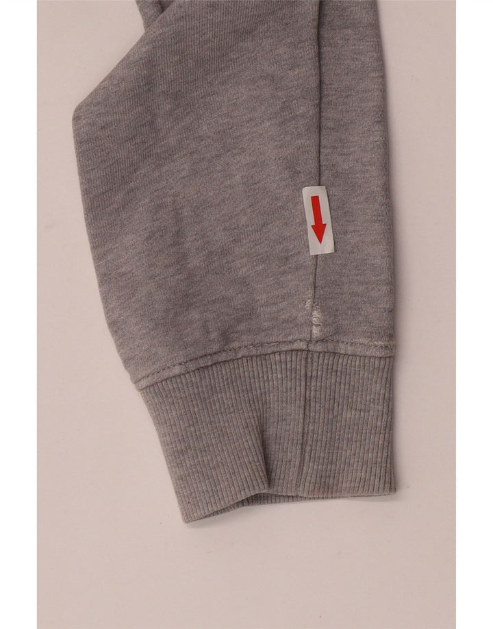 Tommy Hilfiger Mens Graphic Sweatshirt Jumper Large Grey Cotton