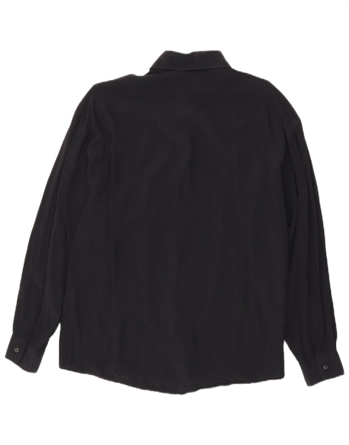 Tipo' S Mens Shirt Medium Black Colourblock Viscose