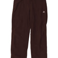 ADIDAS Womens Tracksuit Trousers UK 14 Medium Brown Polyester