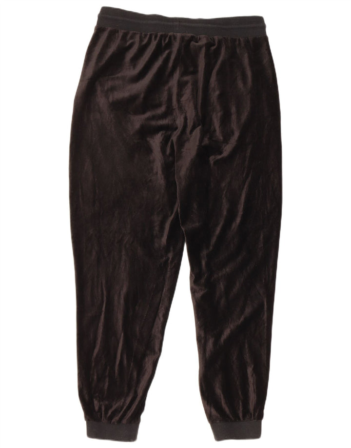 Marks & Spencer Womens Crop Tracksuit Trousers Joggers UK 12 Medium Brown