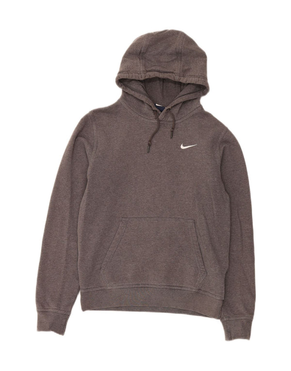 Nike Mens Hoodie Jumper Small Grey Cotton