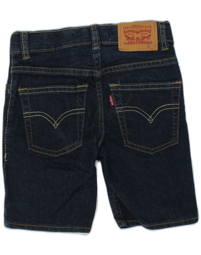 LEVI'S Boys Denim Shorts 3-4 Years W22 Navy Blue Cotton | Vintage Levi's | Thrift | Second-Hand Levi's | Used Clothing | Messina Hembry 