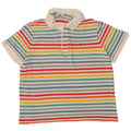 Lacoste Mens Polo Shirt Size 6 XL Multicoloured Striped Cotton