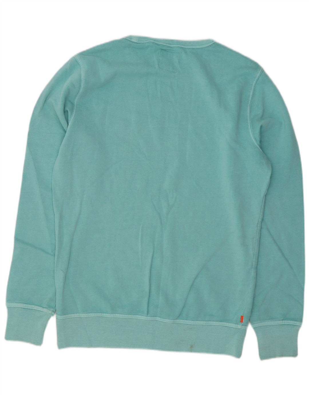 Superdry Mens Sweatshirt Jumper Large Turquoise Cotton