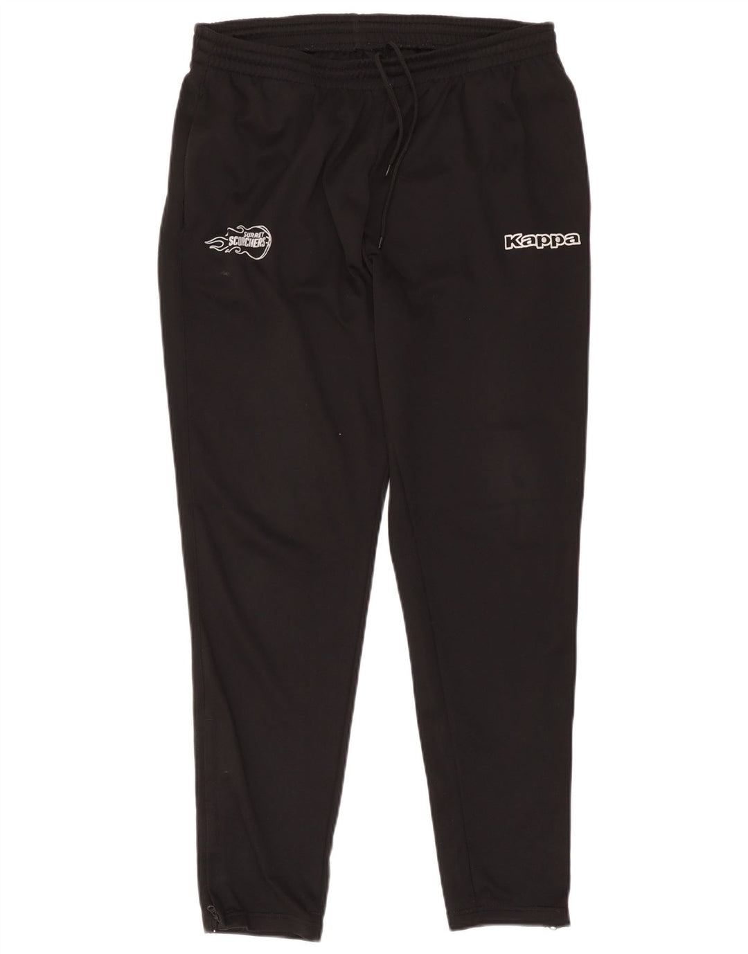Kappa Mens Graphic Tracksuit Trousers XL Black