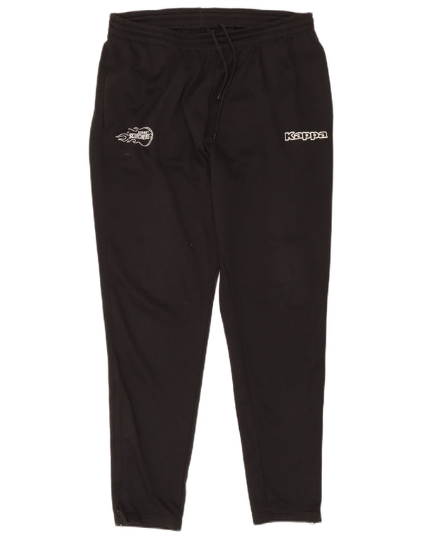 Kappa Mens Graphic Tracksuit Trousers XL Black