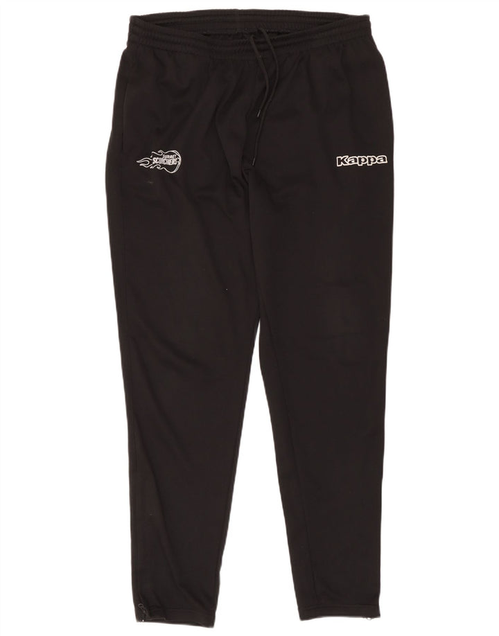 Kappa Mens Graphic Tracksuit Trousers XL Black