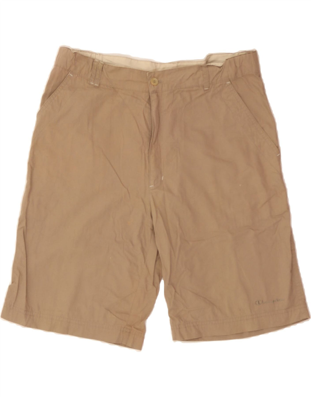 CHAMPION Mens Chino Shorts Medium W32 Beige Cotton Vintage Champion and Second-Hand Champion from Messina Hembry 