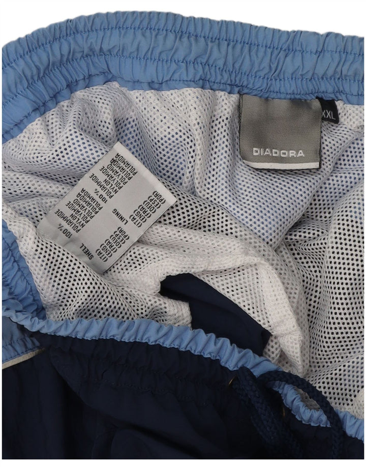 DIADORA Mens Swimming Shorts 2XL  Navy Blue Colourblock Polyester