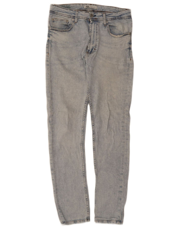 Zara Mens Slim Jeans EU 42 Large W32 L29 Blue