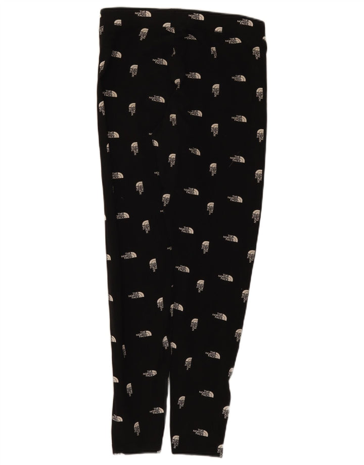 The North Face Womens Graphic Leggings UK 12 Medium Black Cotton