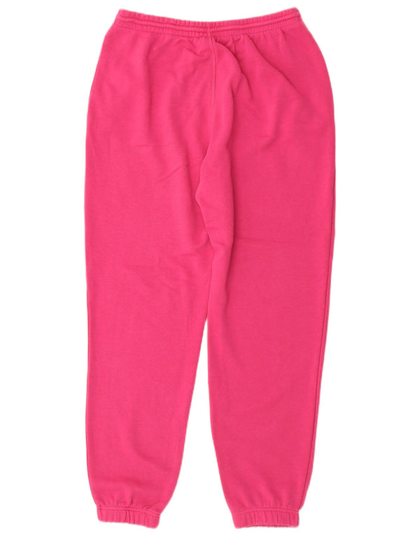 Reebok Womens Tracksuit Trousers Joggers UK 14 Medium  Pink Cotton