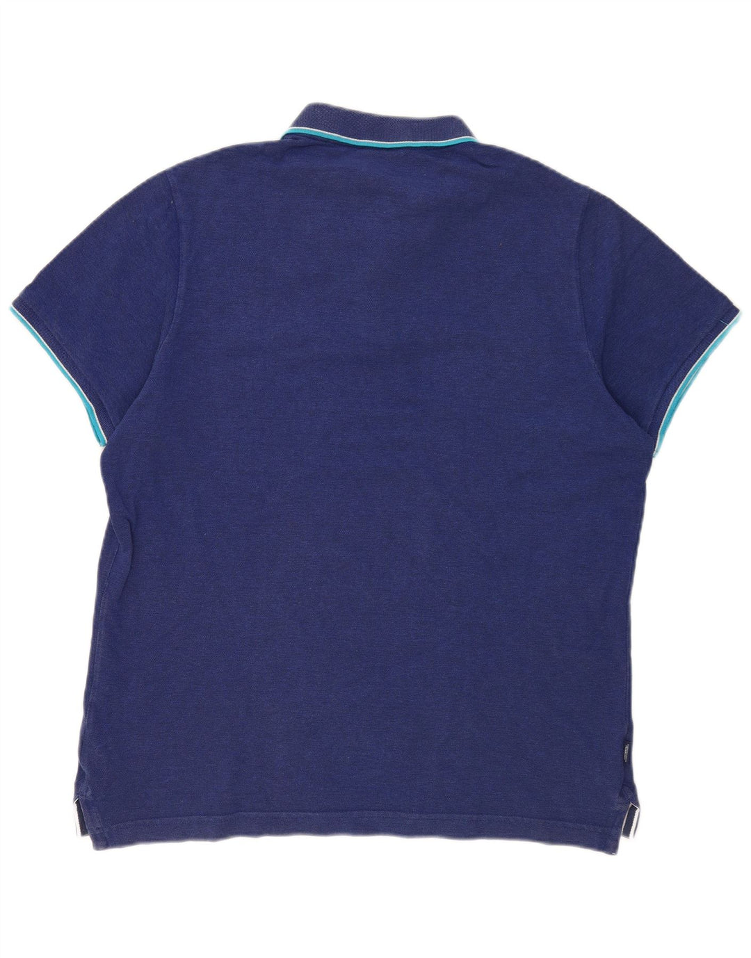 Superdry Mens Polo Shirt 3XL Blue Cotton