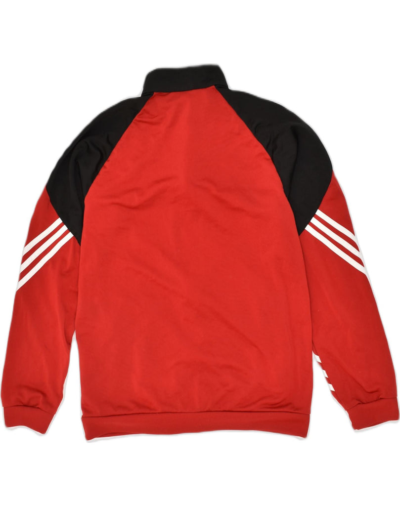 ADIDAS Mens Tracksuit Top Jacket Medium Red Polyester | Vintage Adidas | Thrift | Second-Hand Adidas | Used Clothing | Messina Hembry 